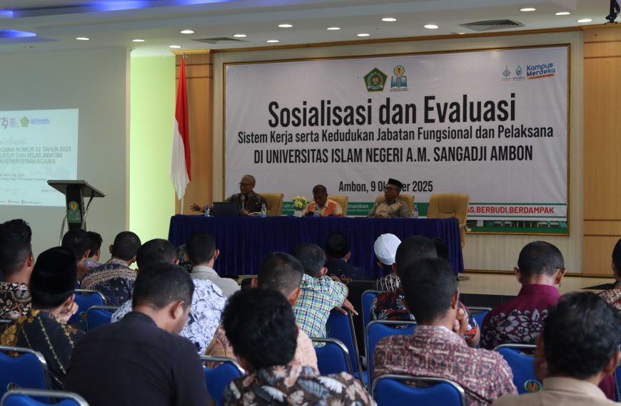 Sosialisasi dan Evaluasi Sistem Kerja serta Kedudukan JFJP…