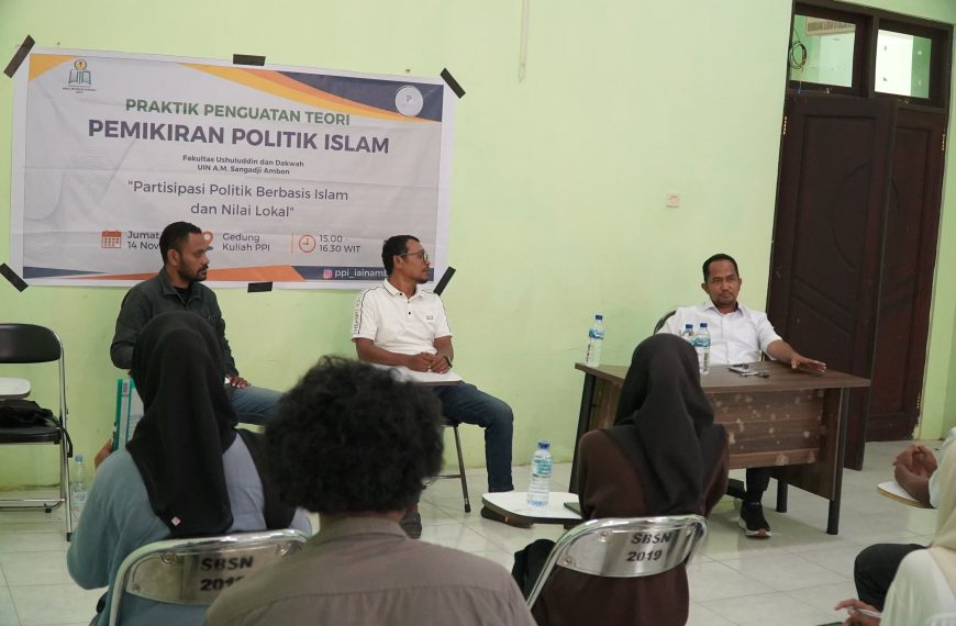 Prodi PPI UIN Ambon Diskusi Santai Bareng Aleg…